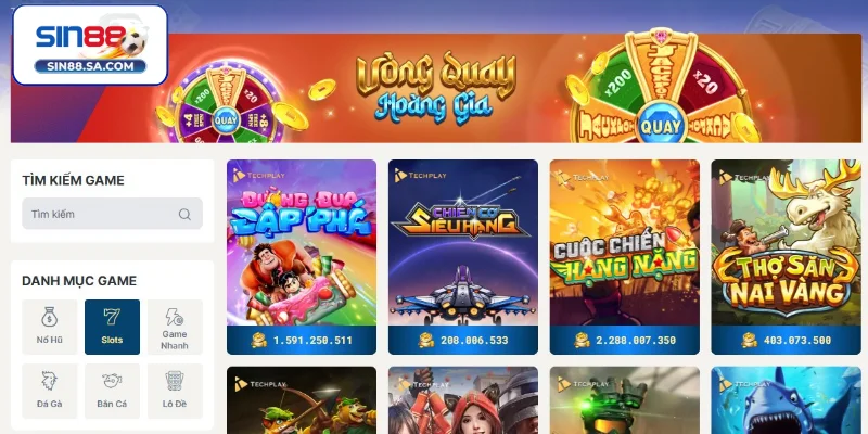 Đánh giá ưu điểm nổi bật của game Slot Sin88
